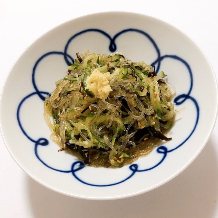 ヘルシーさっぱり！きゅうりと春雨の酢の物